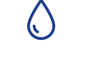 Illustration hand with drop of water