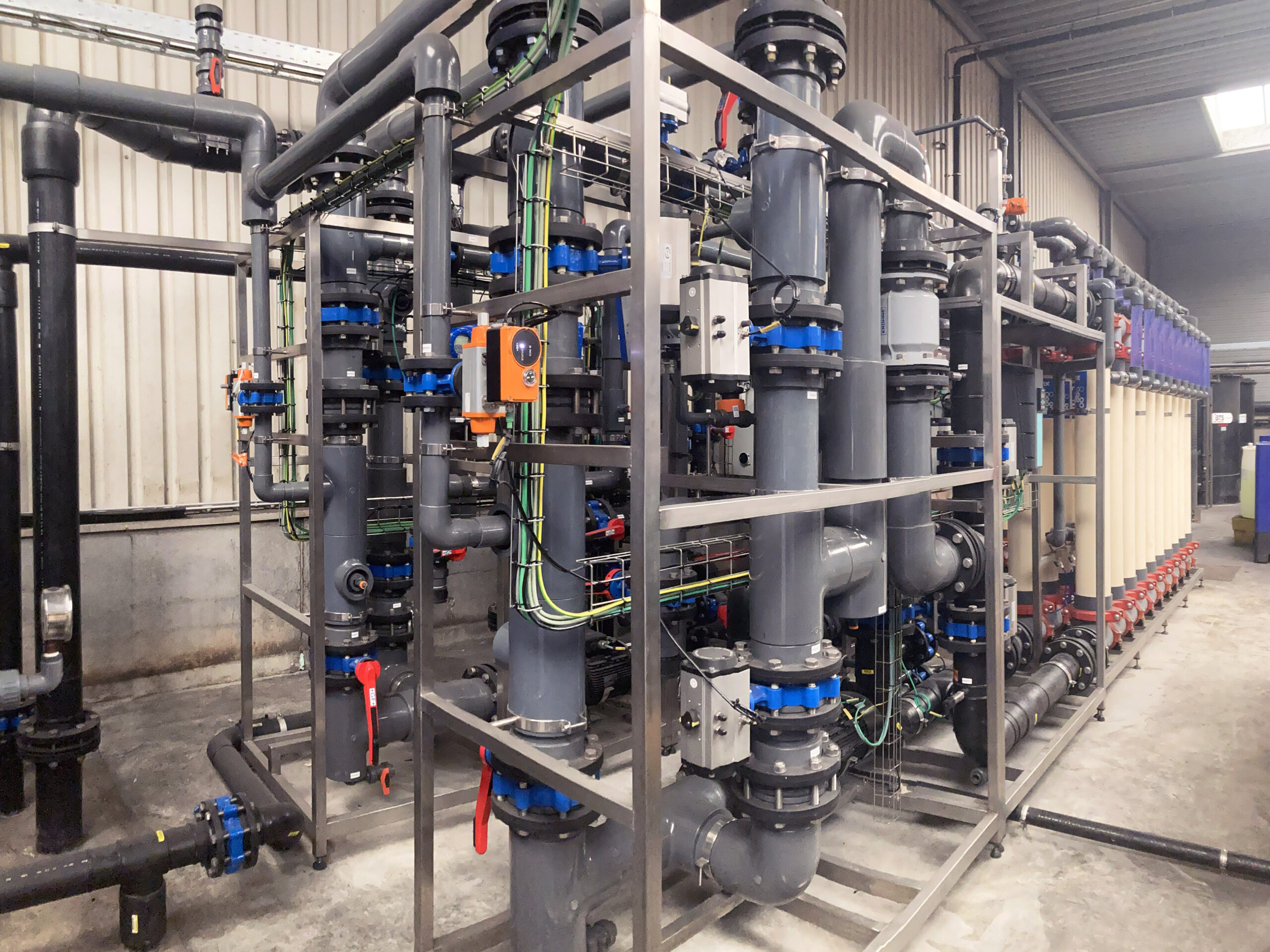 Water treatment installation at d'Arta