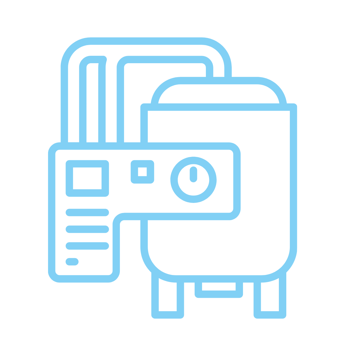 illustratie stoomketel