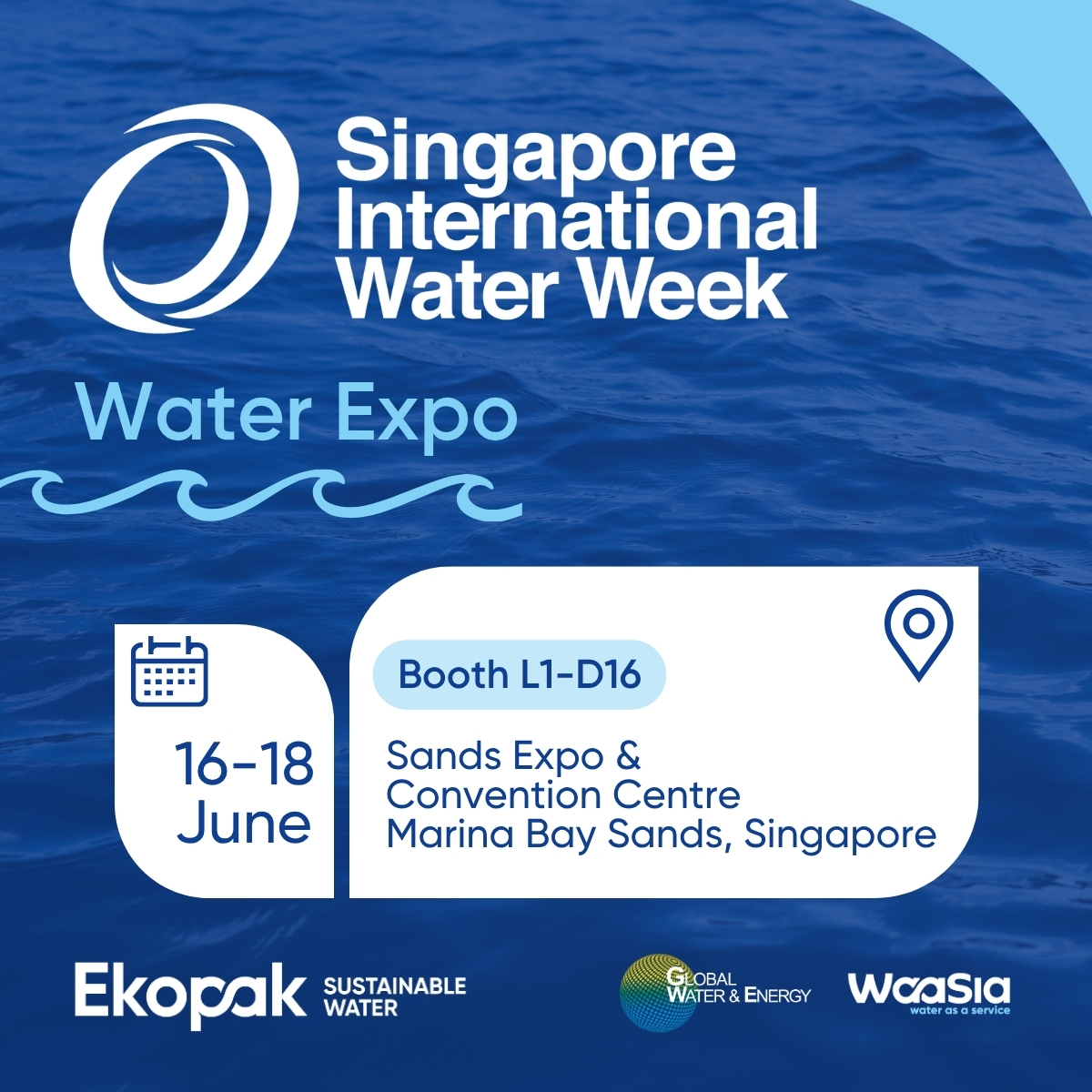 Ekopak at Water Expo, Singapore International Water Week (SIWW)