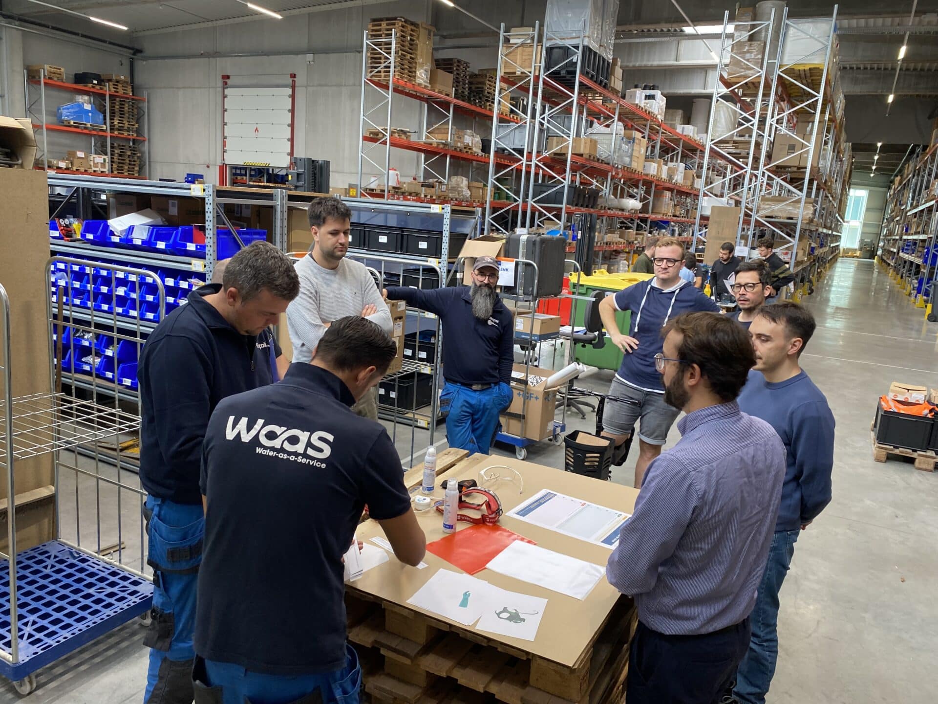 Safety Days, hands-on session in warehouse HQ Ekopak
